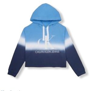 Calvin Klein Cropped Hooded Sweatshirts